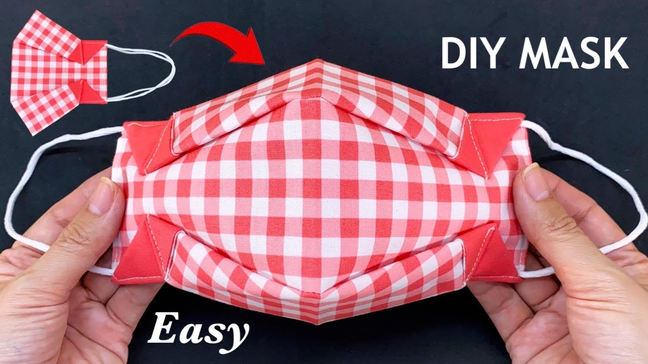 Diy Very Easy Breathable 3D Face Mask No Fog On Glasses Sewing Tutorial | How to Mask Making Ideas |