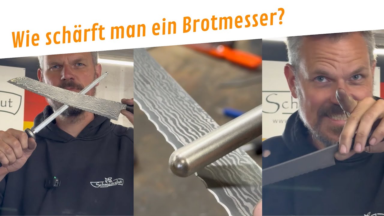 Wie schärft man ein Brotmesser? Tipps vom Profi