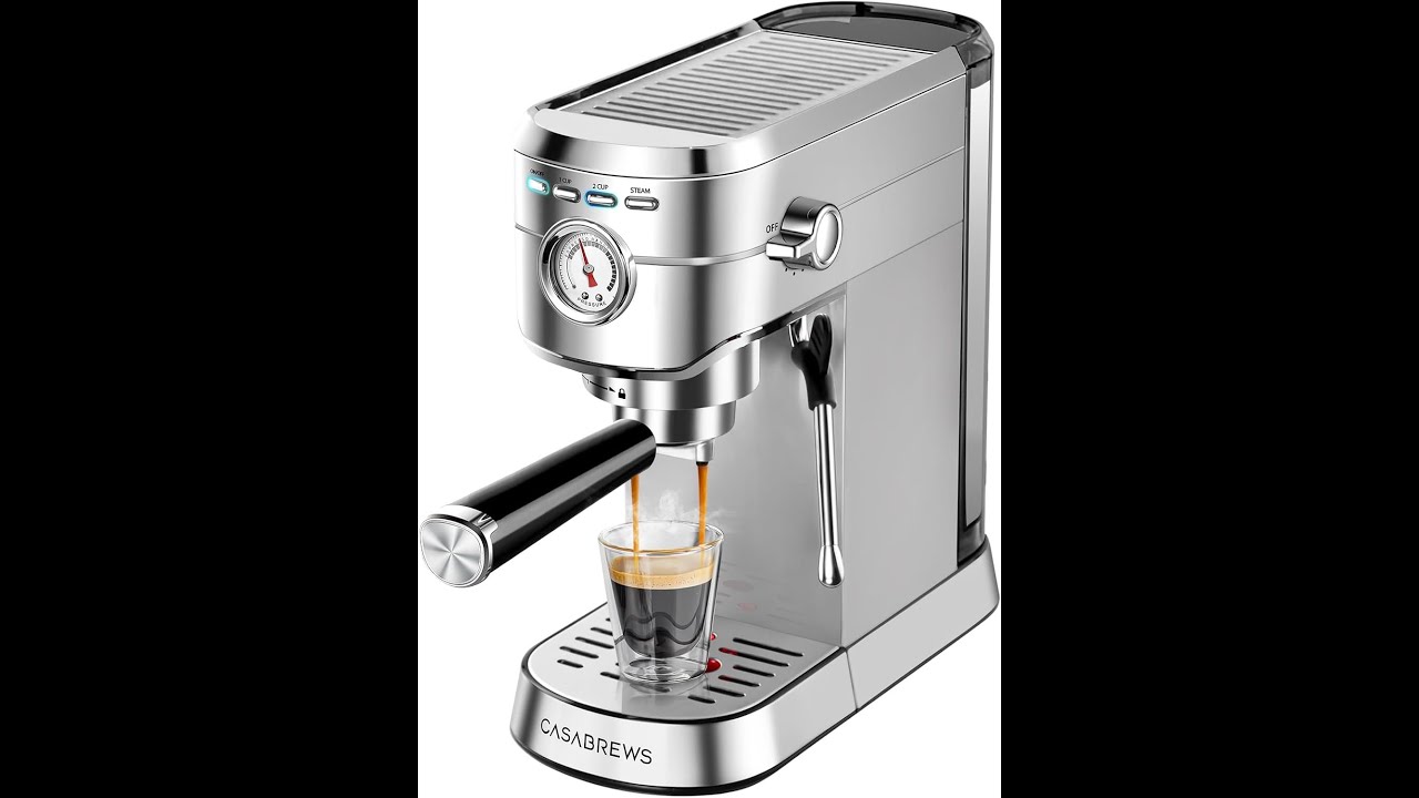 CASABREWS CM5418 Espresso Maker Review | Steam Milk Frother Included