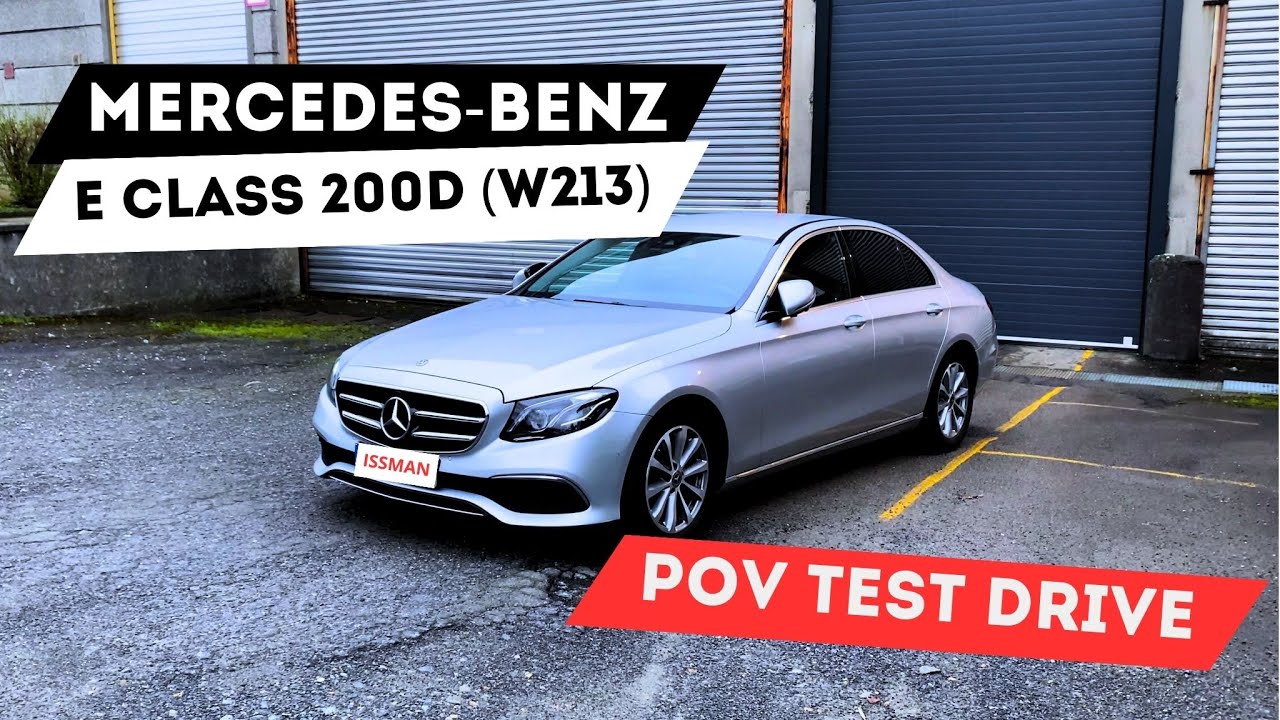 2019 Mercedes-Benz E 200d (W213) Silent POV review and test drive - Avantgarde Business Solution