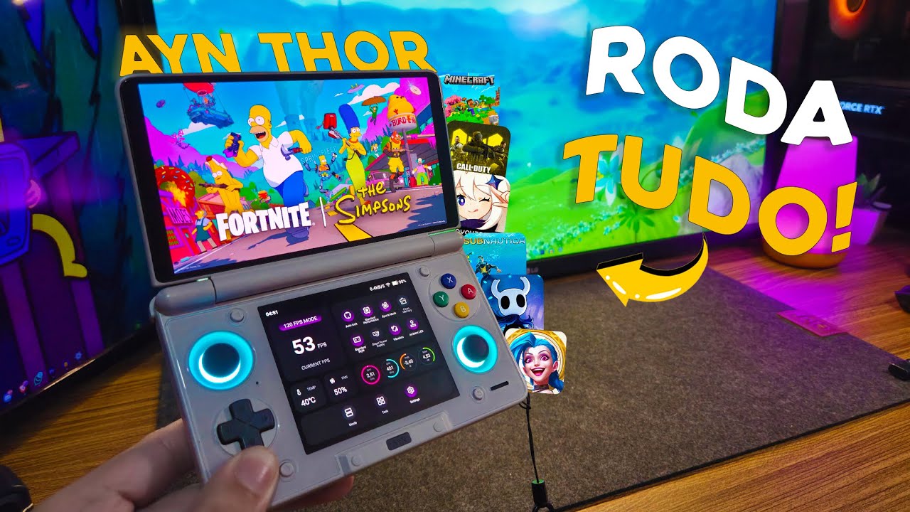 RODANDO JOGOS PESADOS de Android no AYN THOR (TUDO NO ULTRA!!!)