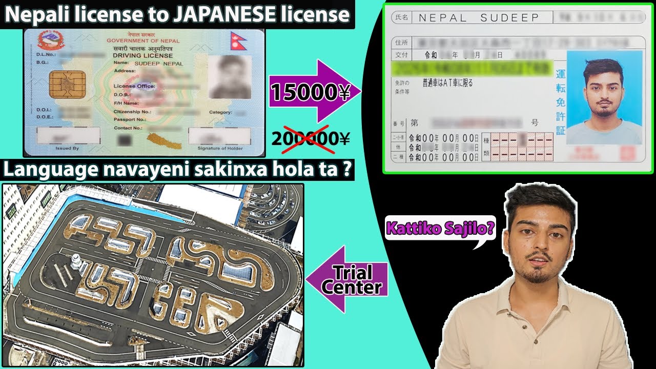 How to Change your Nepal's Car/bike license to Japanese Driving license? Eti Sasto?Yi papers lyaunu!