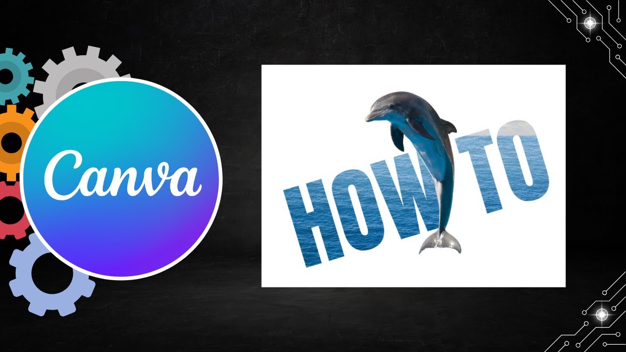 How to Blend Text with an Image in Canva