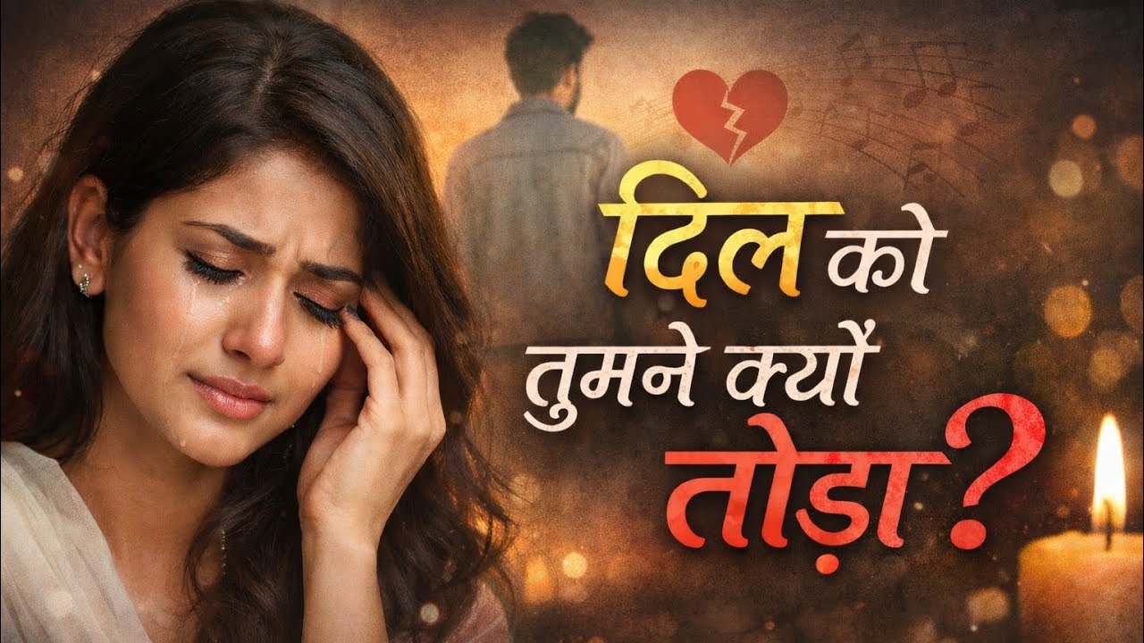 दिल को तुमने क्यों तोड़ा 💔 | 90s Sad Song | Heart Broken Love Story | Hindi Dard Bhara Gaana