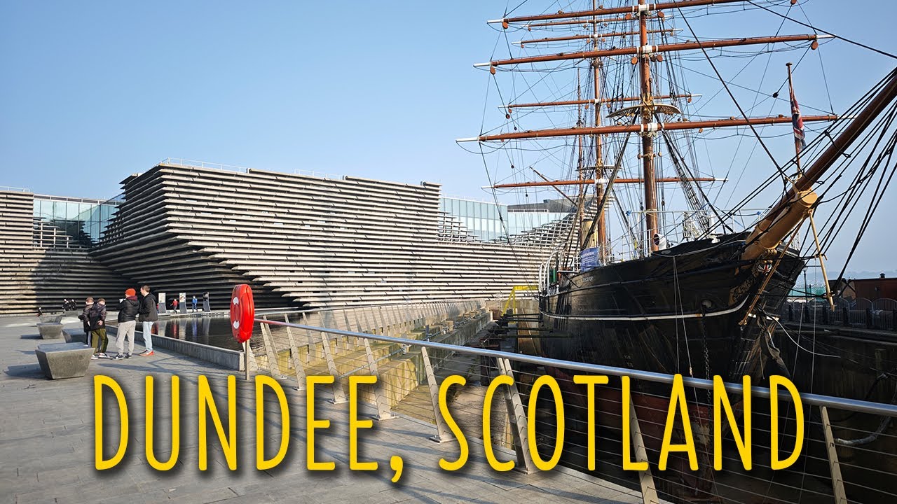 Dundee- Scotland's UNESCO City of Design Walking Tour | Scotland Tour | 4K