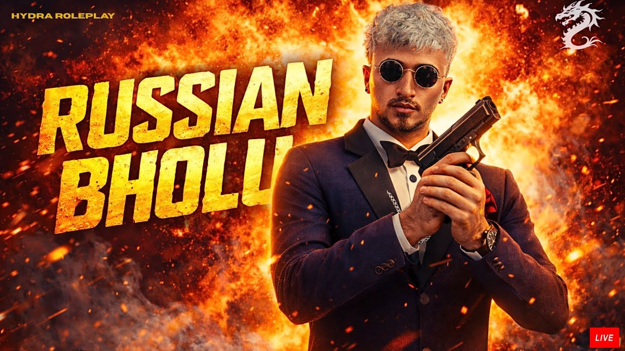 Russian Bholu PD Chase | HYDRA RP LIVE | #htrp #hydraroleplay #playwithsahil @DynamoGaming