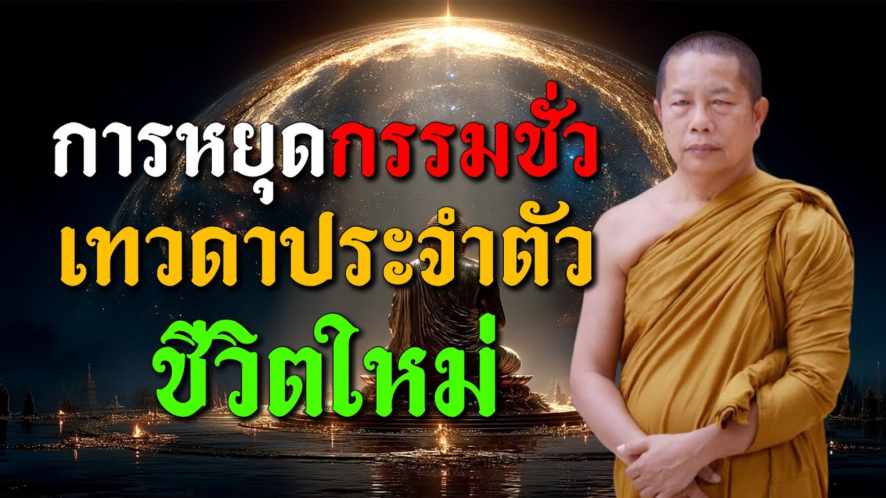 คลายทุกข์ด้วยธรรมะ ชำระจิตใจให้บริสุทธิ์ หยุดกรรมชั่ว…ชีวิตเปลี่ยนทันที ได้บุญมาก#ธรรมะก่อนนอน
