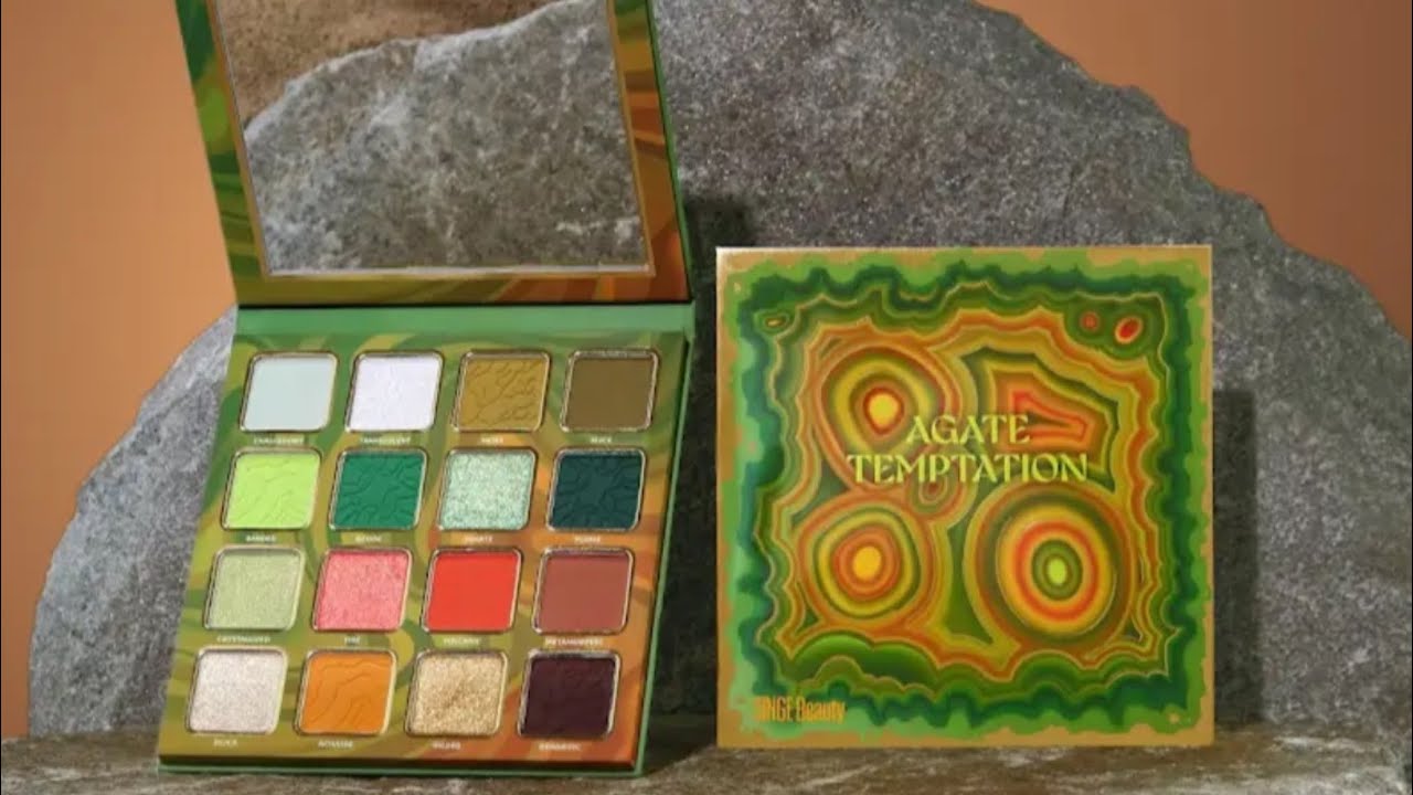 NEW SINGE BEAUTY &ldquo;AGATE TEMPTATION&rdquo; Comparisons ODEN&rsquo;S EYE HELLA palettes, SWATCHES! #indiebeauty