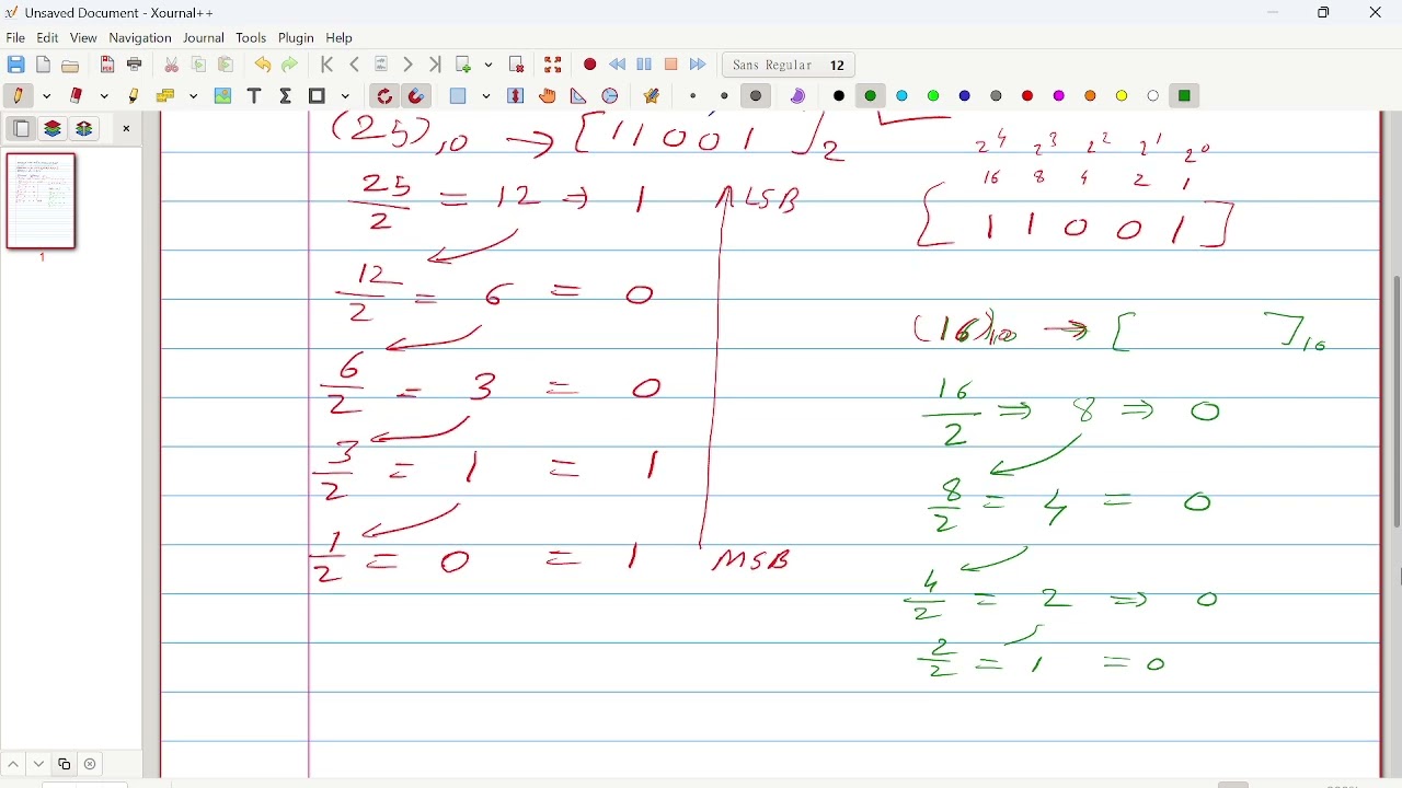 Decimal to Binary