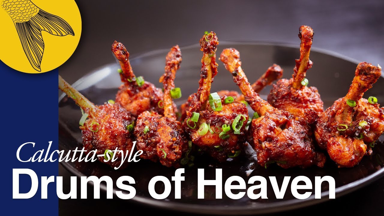 Chicken Lollipop&mdash;Drums of Heaven&mdash;includes cutting steps&mdash;Calcutta Indo-Chinese