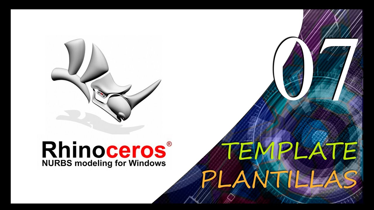 Rhinoceros 3D  TEMPLATES - PLANTILLAS