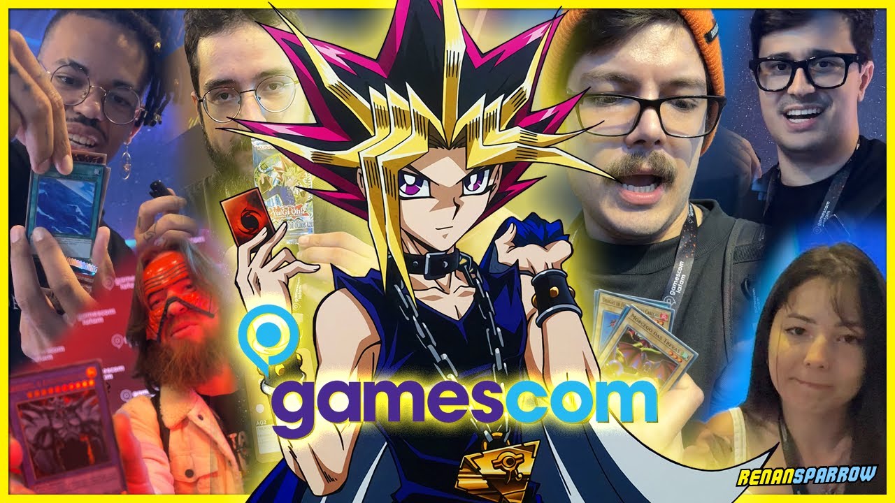 INFLUENCERS DA GAMESCOM ABRINDO PACOTES DE YU-GI-OH!