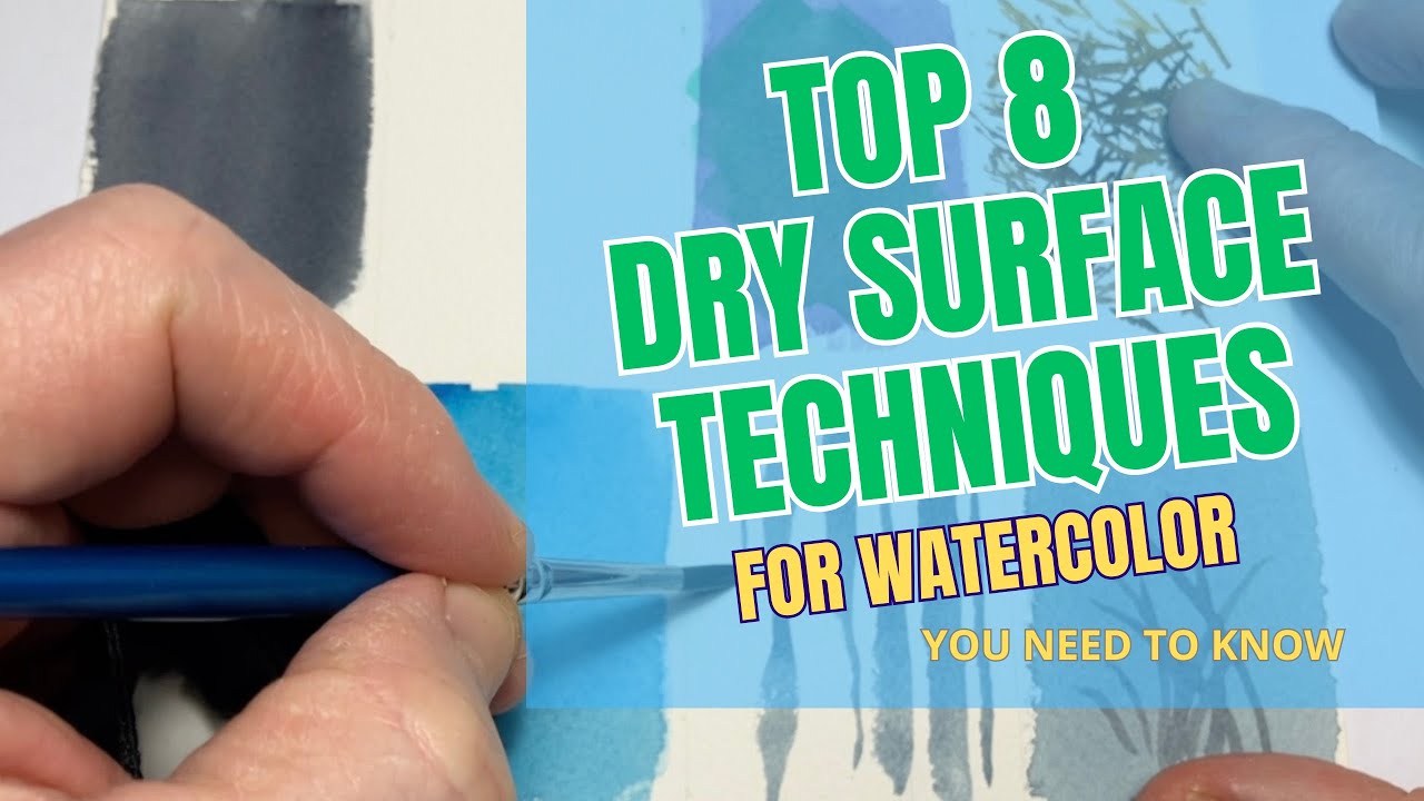Stop Watercolor Bleeding! Top 8 Dry Brush Techniques for Beginners