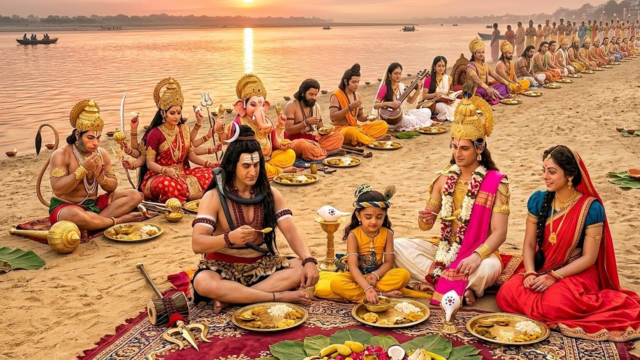 “गंगा किनारे देवताओं का महाभंडारा, बाल कृष्ण की अद्भुत लीला”| यशोमती मईया के नंदलाला | Krishan Leela