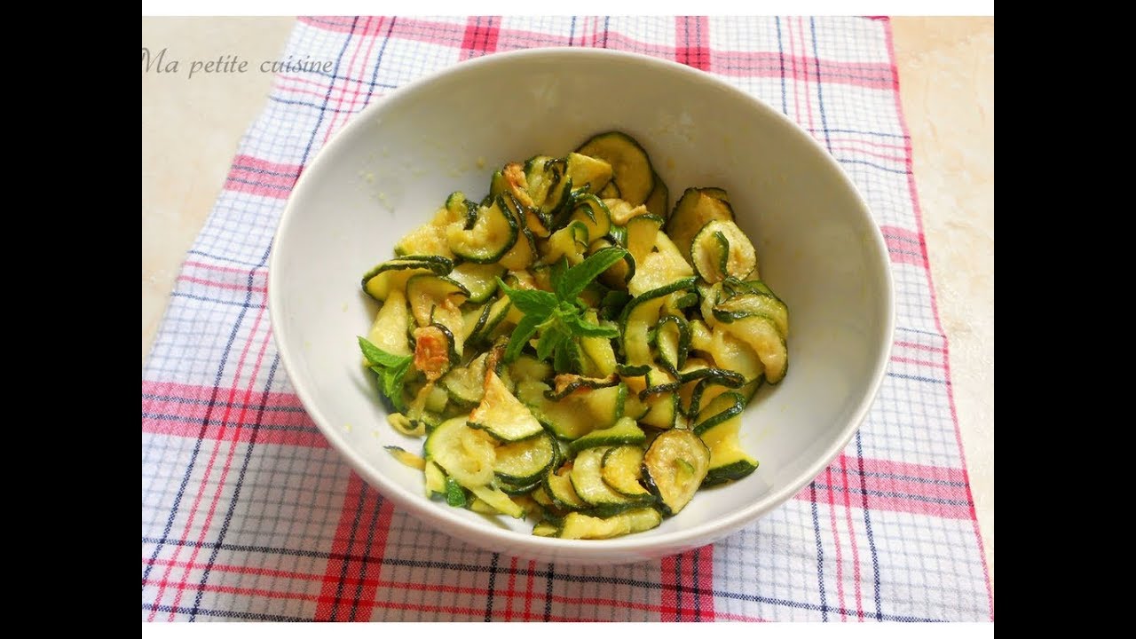 Zucchine alla scapece Ricetta napoletana