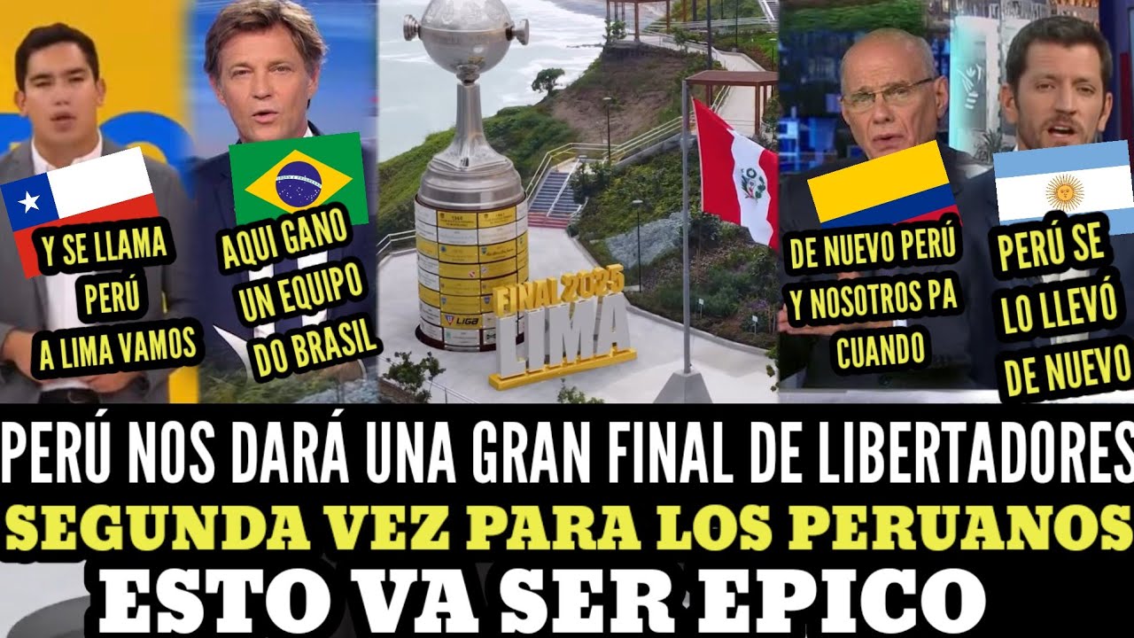 TODO LATINOMERICA IMPRESIONADA de VER de NUEVO en PERÚ la FINAL COPA LIBERTADORES 2024