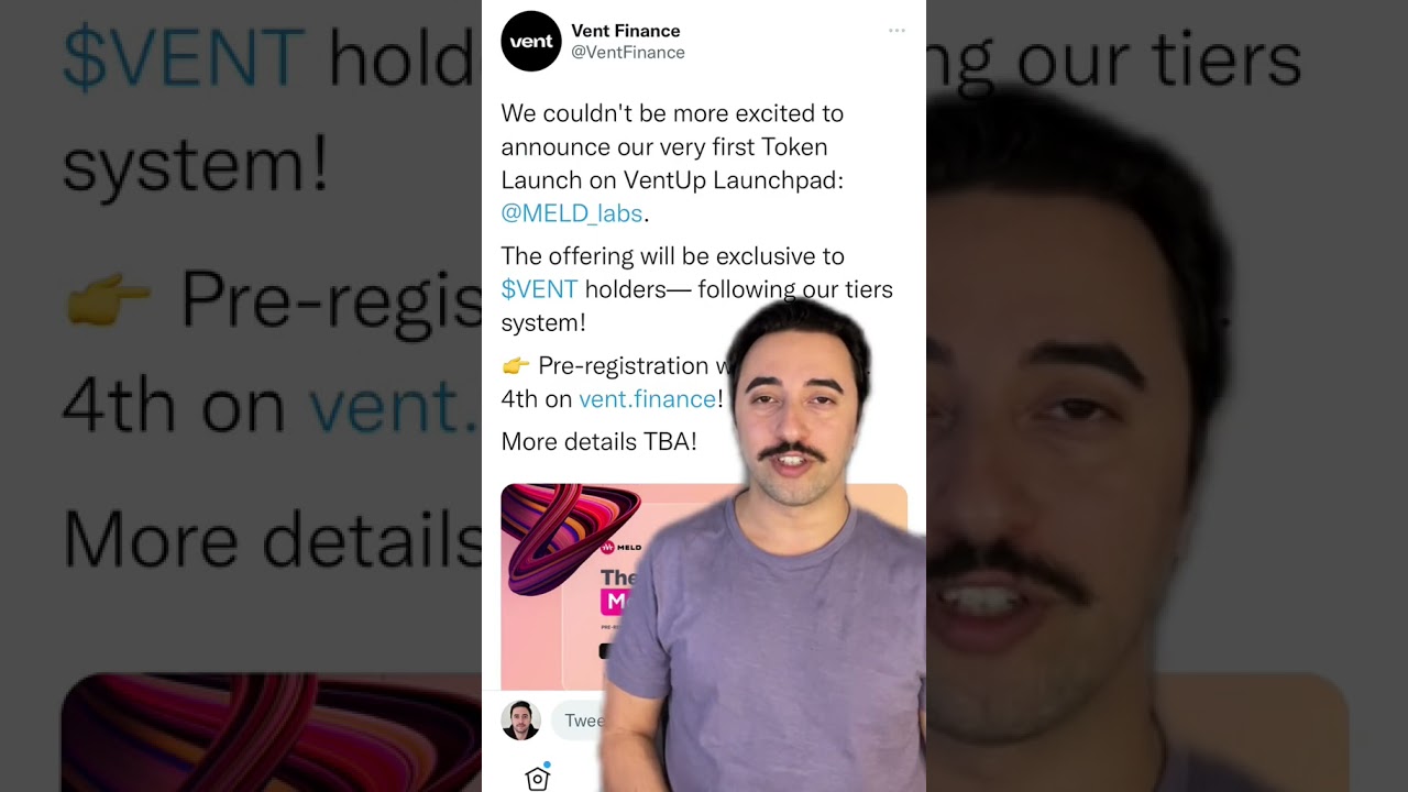 Meld Crypto on Vent Launchpad