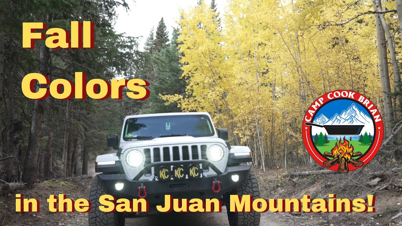 Fall Colors in the San Juan Mountains on Last Dollar Road.  Lunch Spot EP10