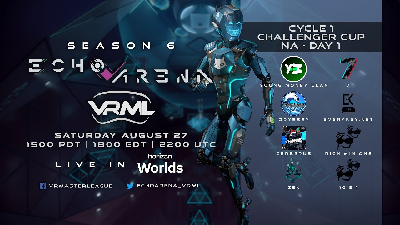 Echo Arena - Season 6 Cycle 1 - Challenger Cup NA Semifinals - VRML