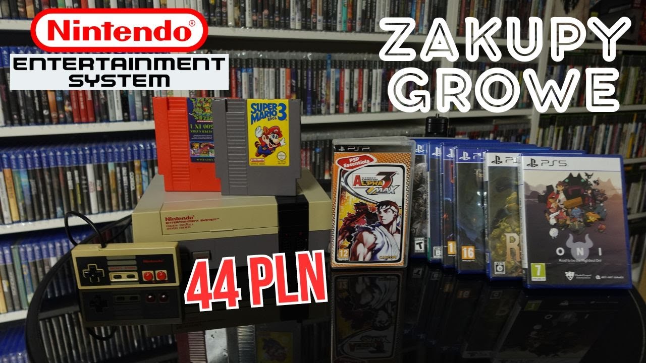 Zakupy Growe 121- Super strzał retro konsola Nintendo za 44 zł,