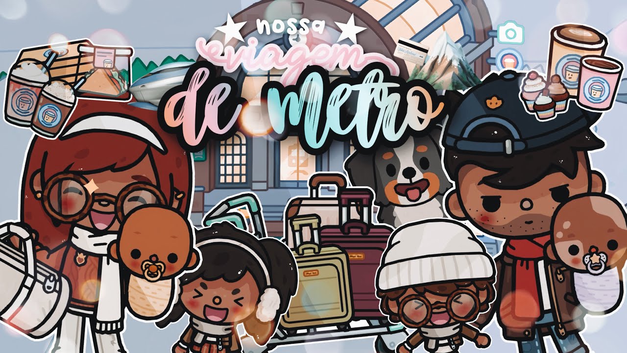 Nossa viajem de Metrô 🚊 para Pom-pom Peaks 🏔️💕 * com voz 🎙️*| Mary toca 🌟💘