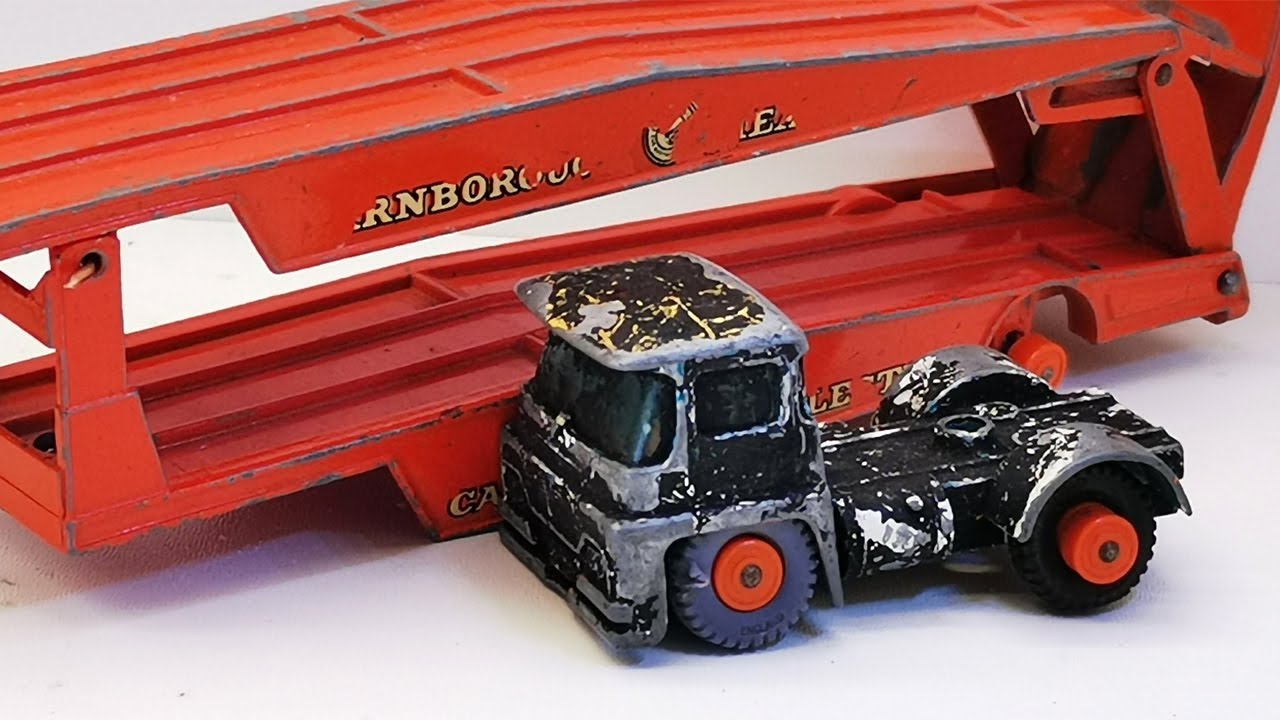 Matchbox ремонт Guy Warrior Car Transporter № К 8. Модель игрушки литая