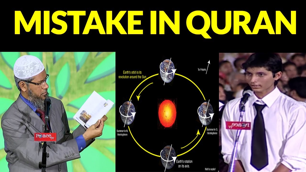 Mistake in Quran Regarding revolving of Sun Dr Zakir Naik
