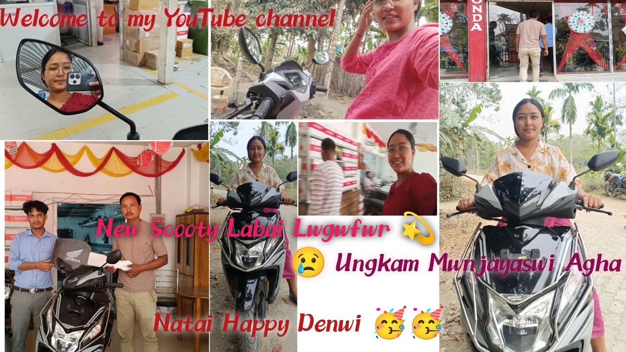 Scooty Laibai Denwi 🥳/ Tamam Khushi 😁💫 #YoutubeVideo💫🥀....Angkwo Ungkam Jahwaswi Gaoswrlo Jabai 😢