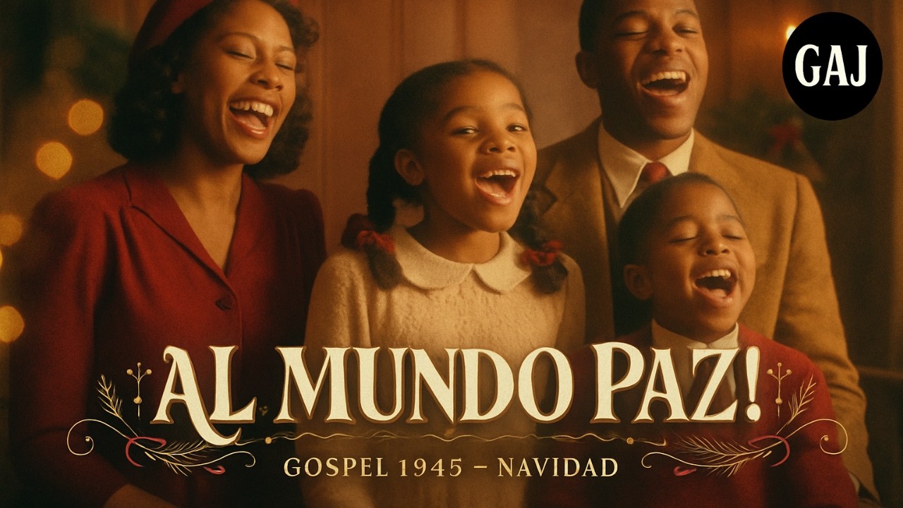 &iexcl;Al Mundo Paz! &ndash; Himno Navide&ntilde;o &ndash; Gospel 1945 🎄✨