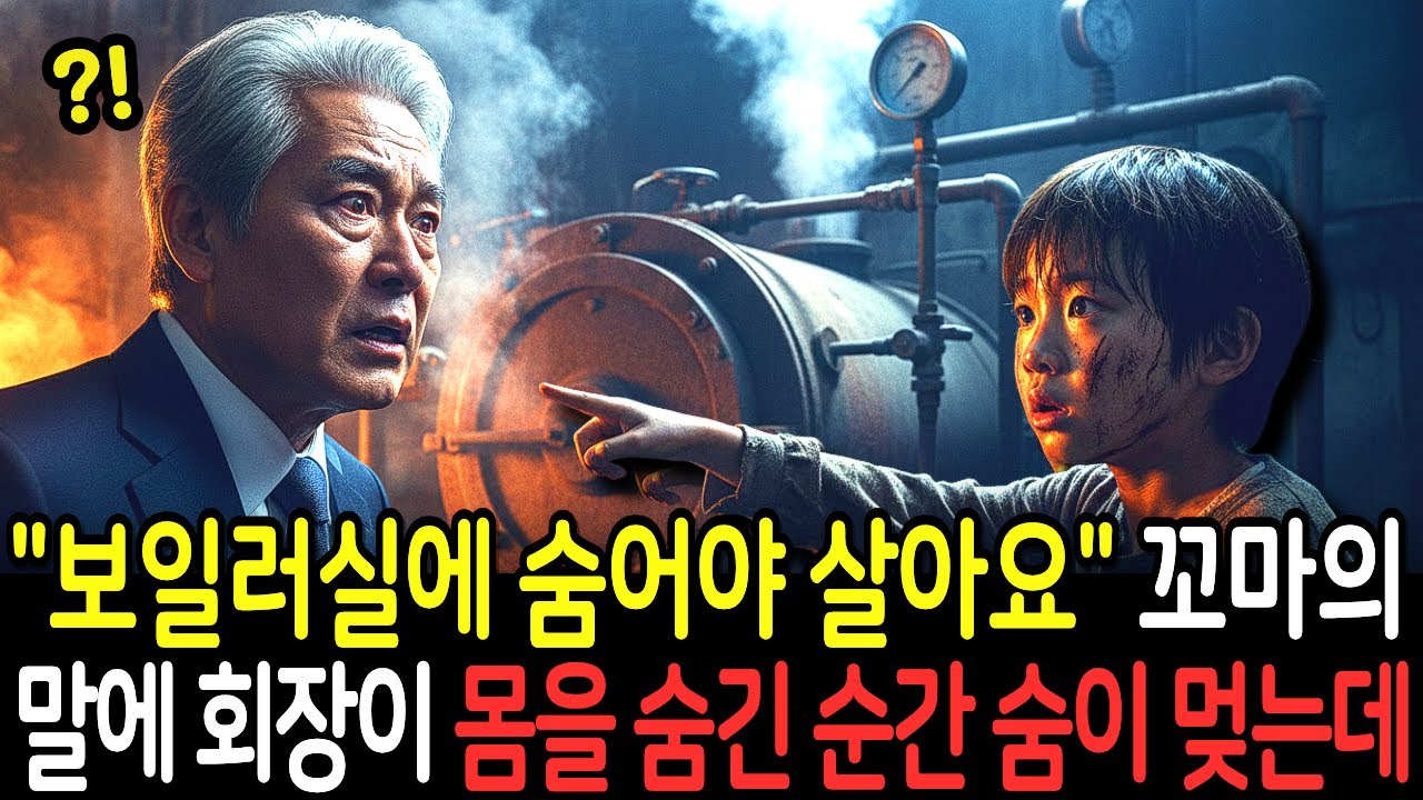 “보일러실 뒤에 숨으세요, 빨리요!”폐목욕탕 12살 아이의 외침에재벌 회장이 몸을 숨긴 순간 경악하는데… ㅣ노후사연ㅣ감동사연ㅣ사연라디오ㅣ오디오북