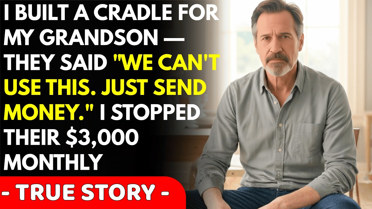 My daughter-in-law rejected my hand-built cradle — and said 