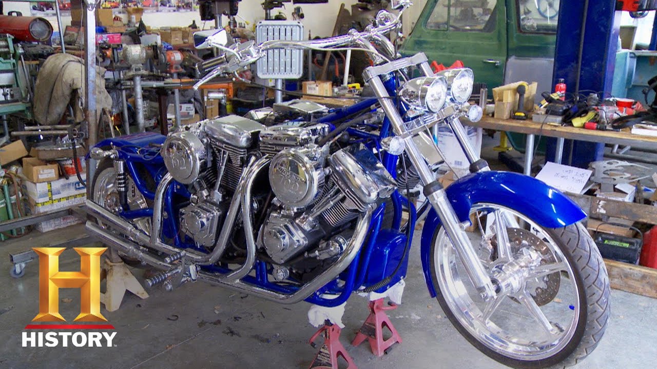 Counting Cars: Insanely Cool 4-Engine Motorcycle (Season 3) | History
