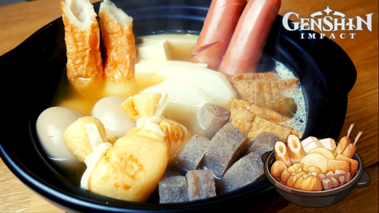 Genshin Impact Recipe #61 / Rice Cake Soup