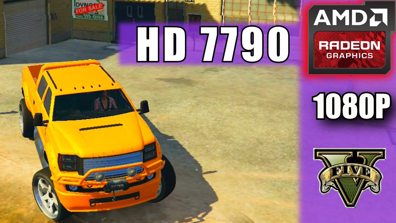 HD 7790 GTA V 1080p