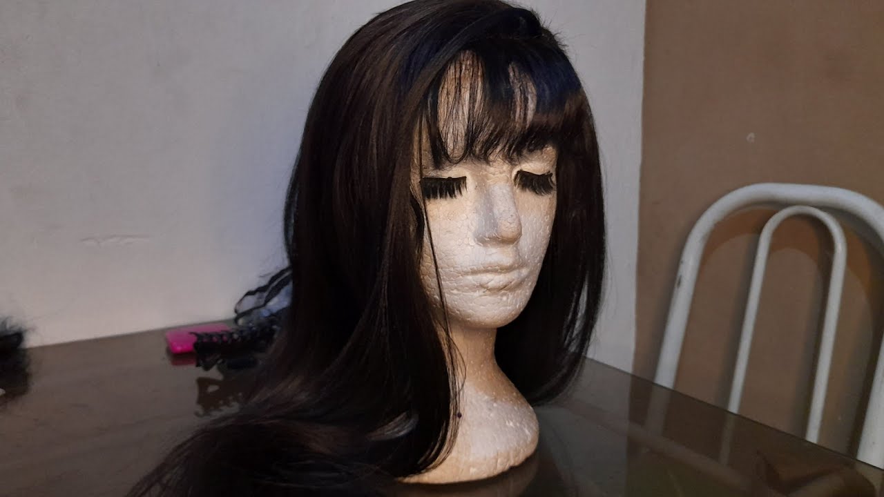 Como fazer acabamento com franja em cabelo orgânico | Acabamento com franja em cabelo orgânico liso