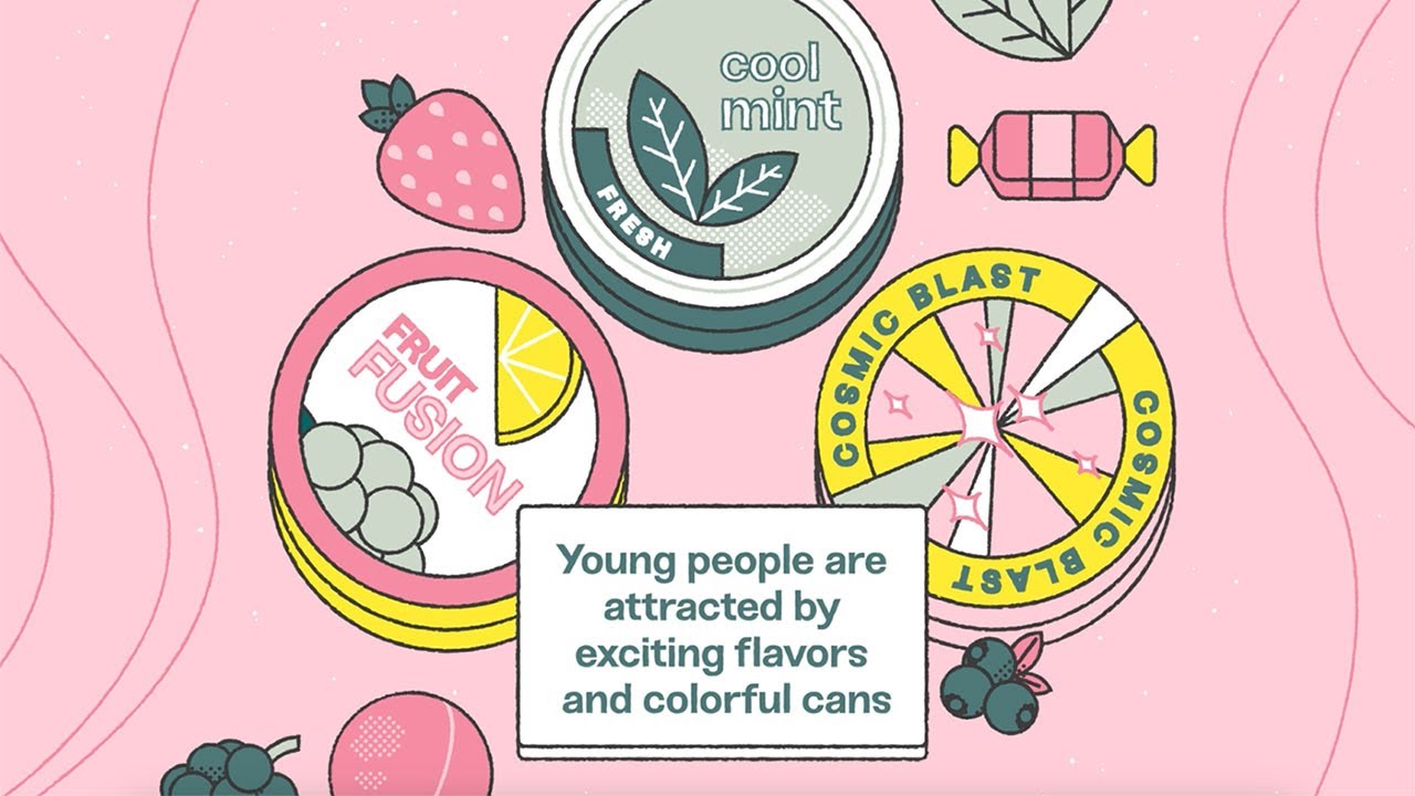 Animated film about white snus, format 16:9