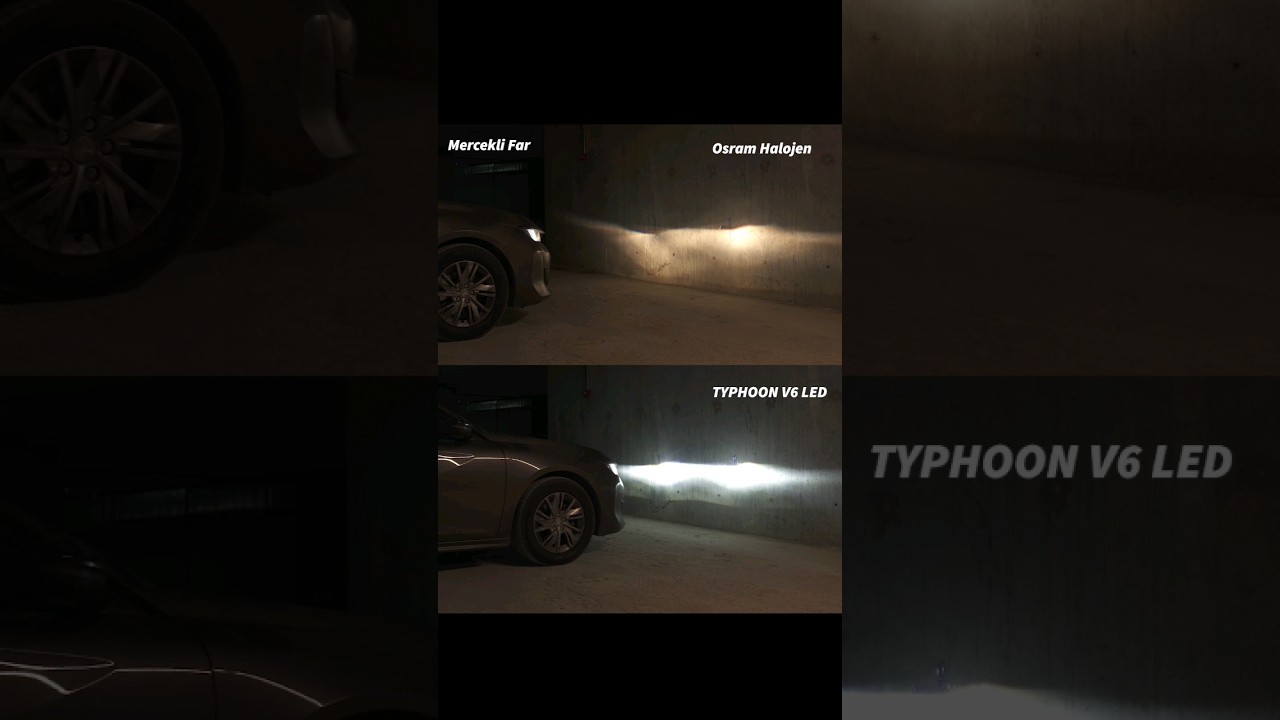 OSRAM Halojen Vs TYPHOON LED XENON