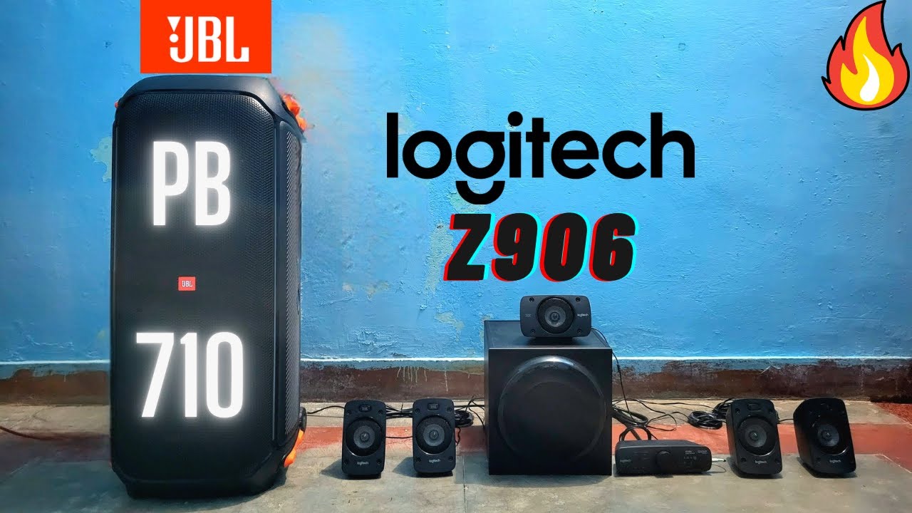 JBL Partybox 710 vs Logitech Z906 Home Theatre | Detailed Sound Test | Two Monsters in One Frame