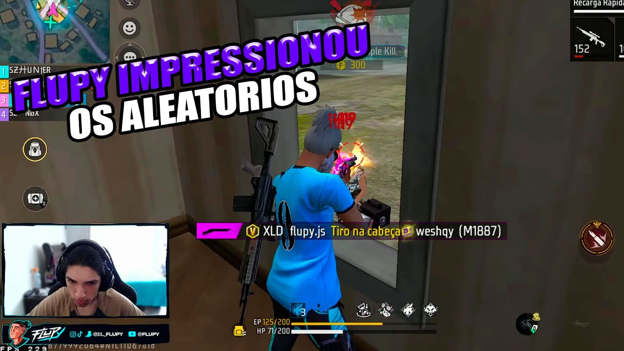 FLUPY IMPRESSIONANDO OS ALEATORIOS COM MUITA SENSI!