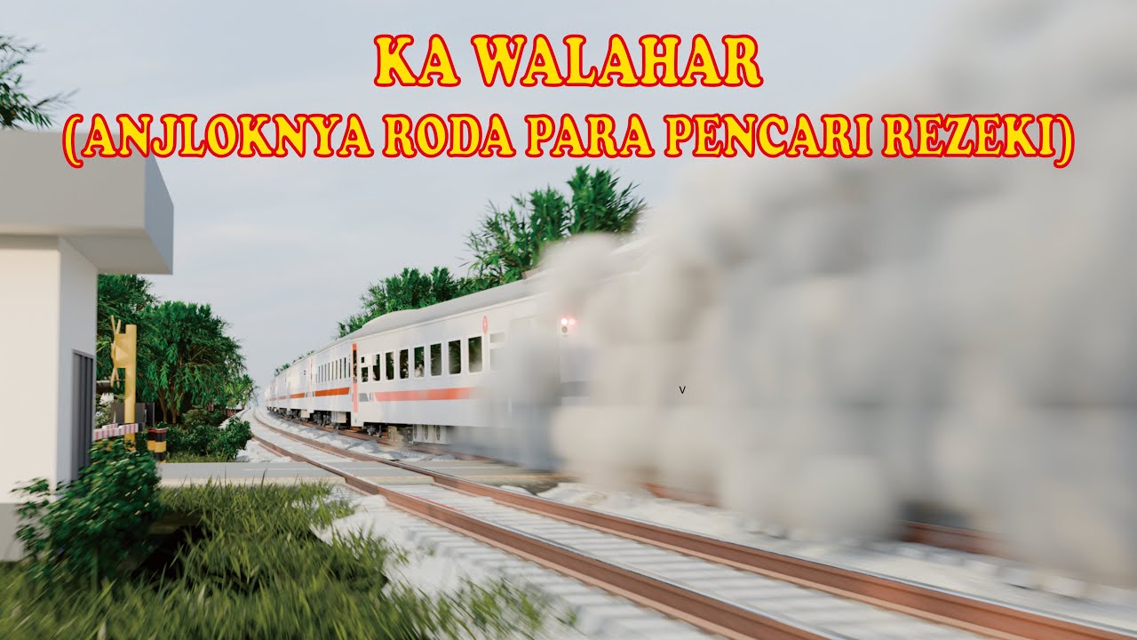 KECELAKAAN (PLH) KA WALAHAR | MOMEN KERETA API | ANJLOKNYA RODA PARA PENCARI REZEKI |