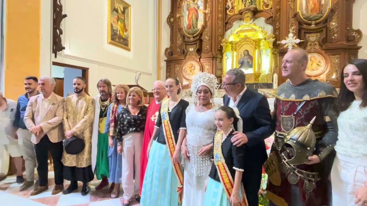 Benidorm Ofrenda de Flores moros y cristianos 2025