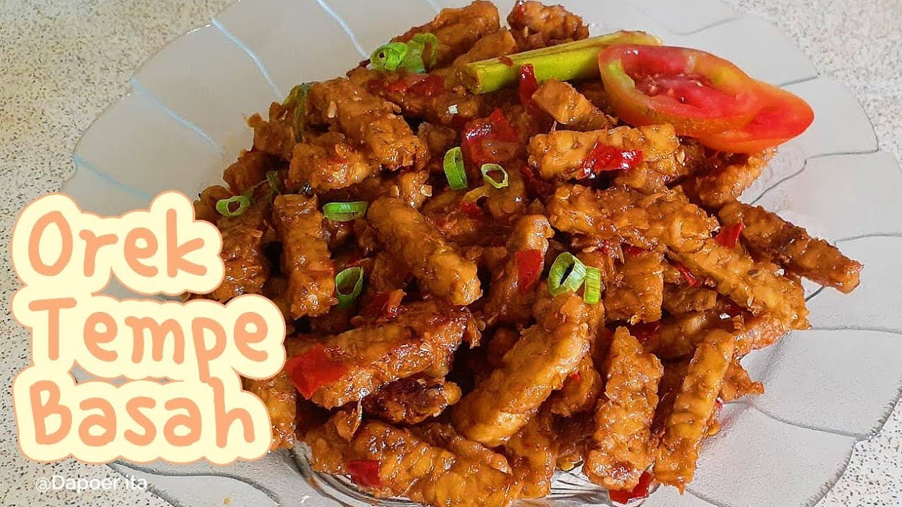 Orek Tempe Basah yang Enak Bikin Ketagihan Pedas Manis ⁉️ Resep Simple Olahan Masakan Sehari hari 