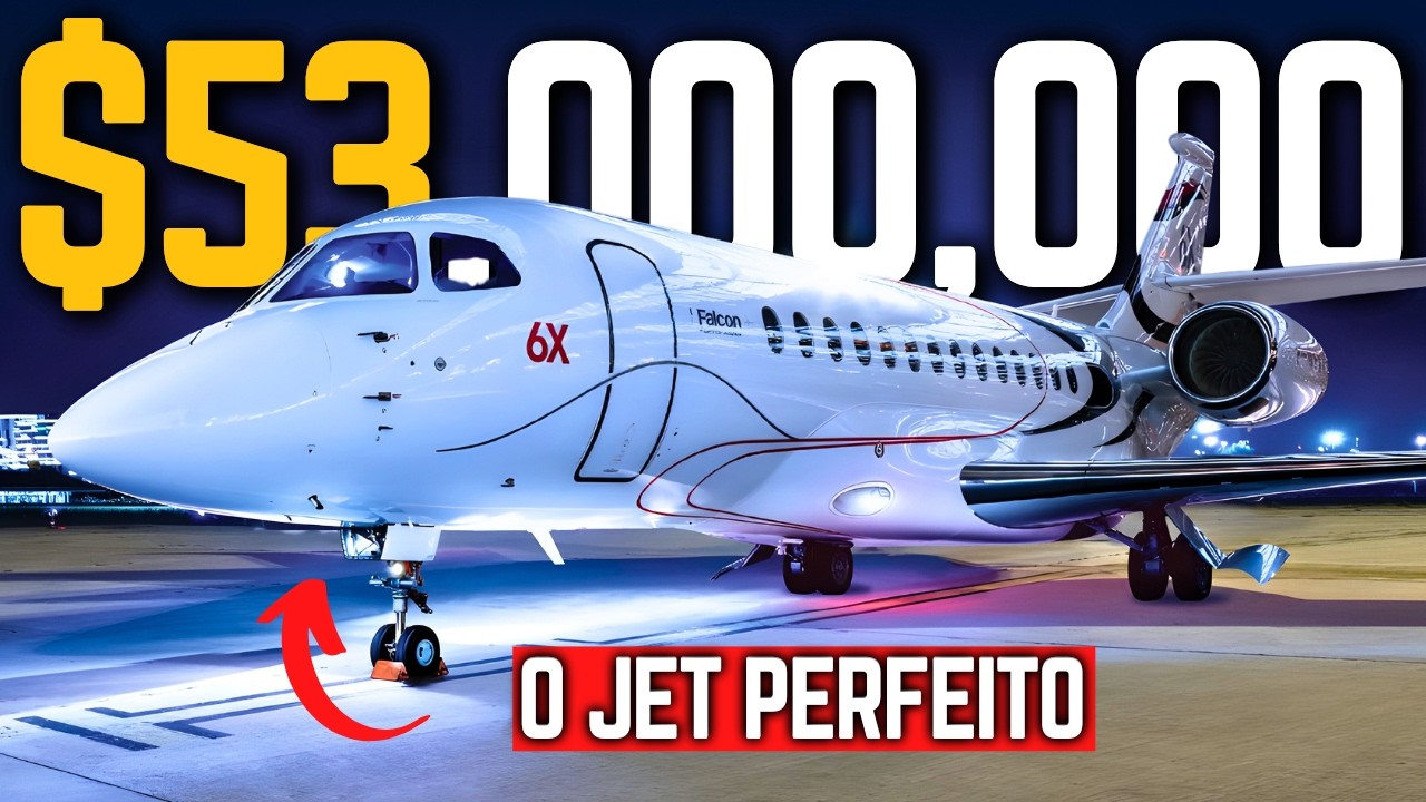 Dassault Falcon 6X de $53 Milhões — Review Completo do Jet