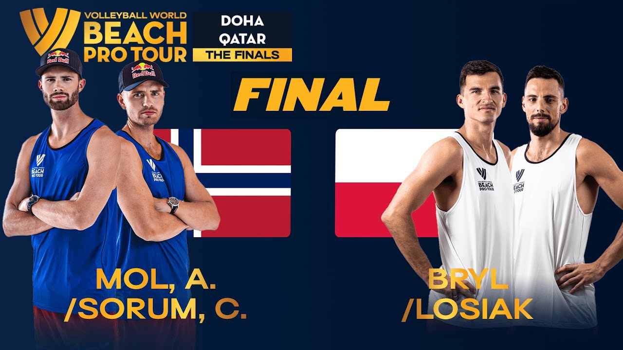 Bryl/Losiak vs. Mol/Sorum - Gold Match Highlights Doha 2023 #BeachProTour