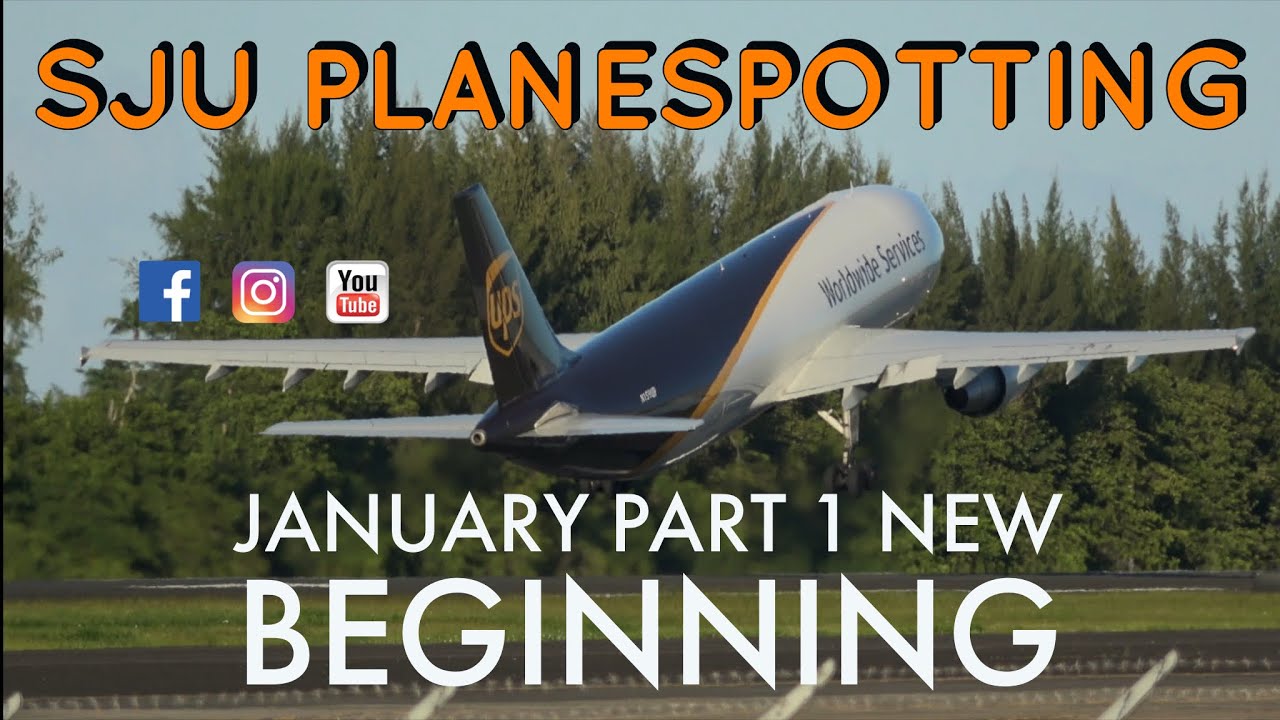 31 Airplanes Landing &Take-off January Part 1 SJU Aviation 