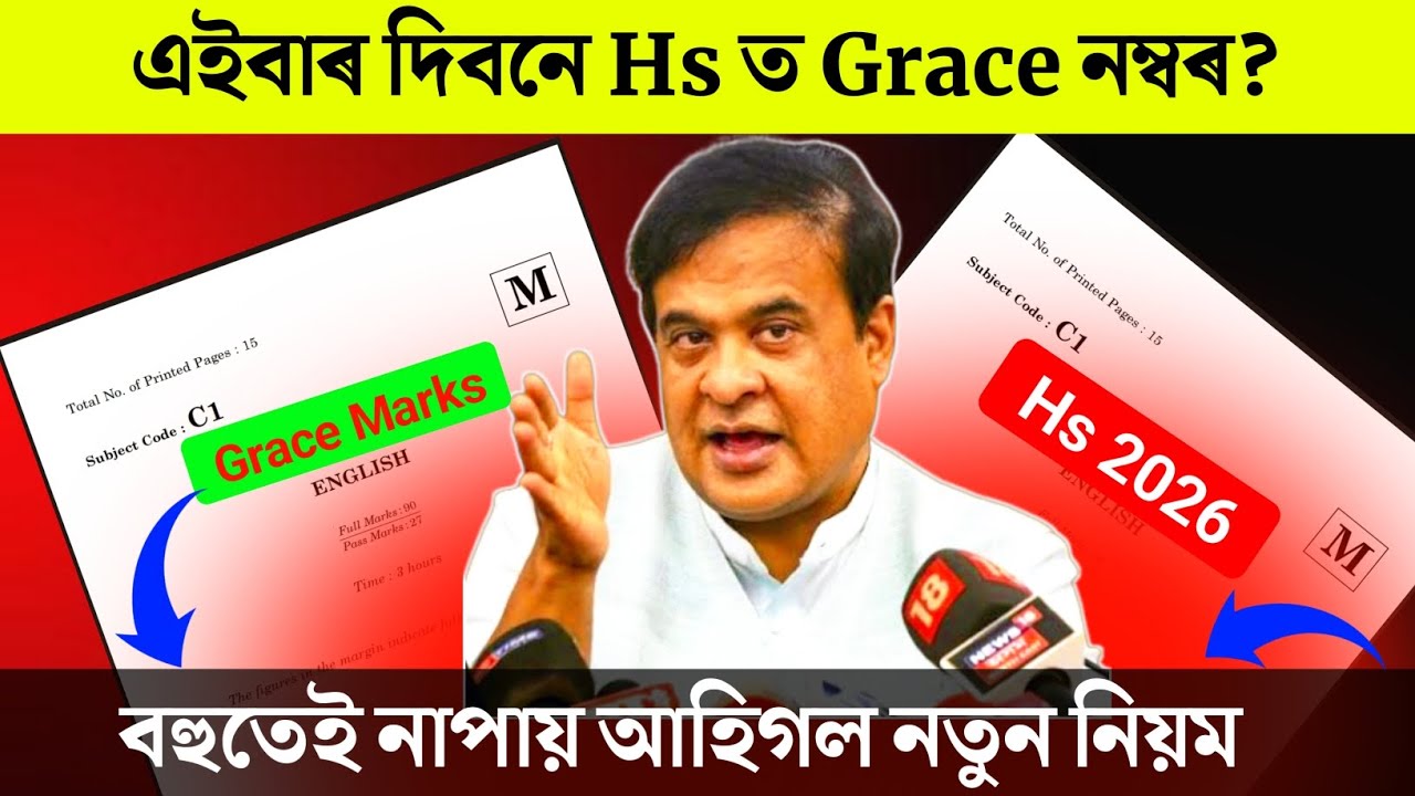 How Many Grace Marks Hs 2026 Students | New Rules Introduced | Hs 2026 | Tech of MH