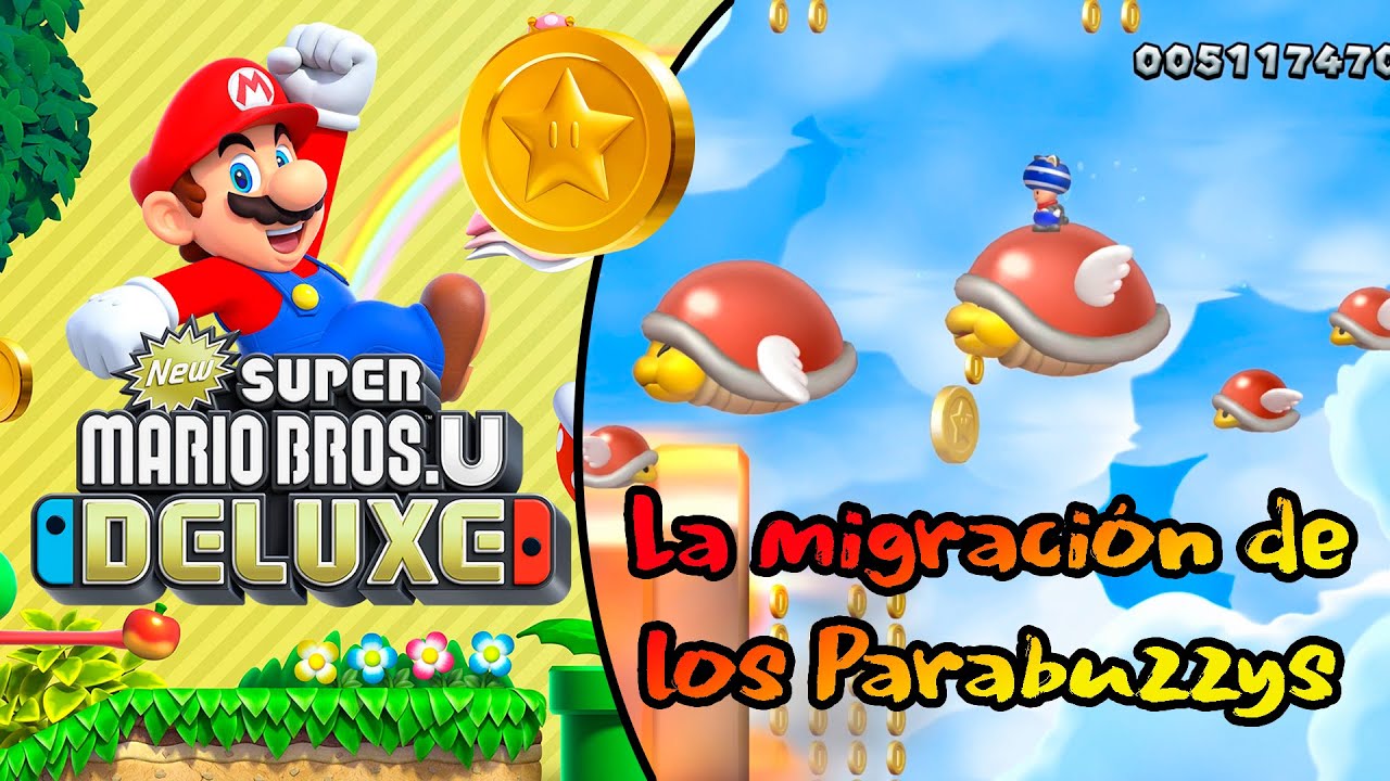 La migraci&oacute;n de los Parabuzzys - Gu&iacute;a de Monedas Estrella - New Super Mario Bros U Deluxe
