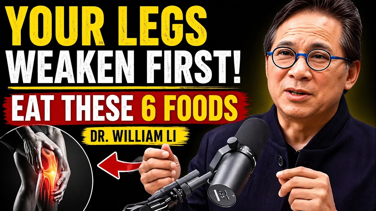 Your Legs Weaken First! Eat These 6 Foods to Strengthen Them Naturally | Dr. William Li