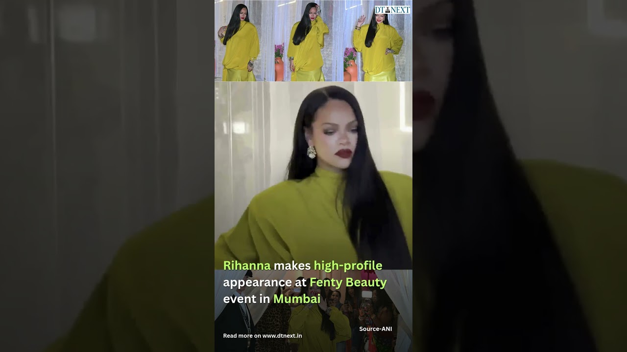 Рианна произвела фурор на мероприятии Fenty Beauty в Мумбаи.