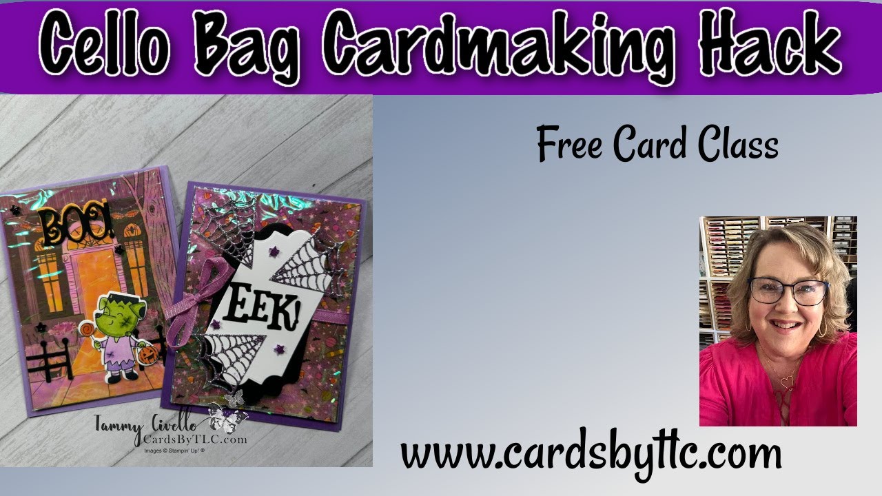Cello Bag Card Making Hack | Spooky Sweet Suite Collection from Stampin’ Up!